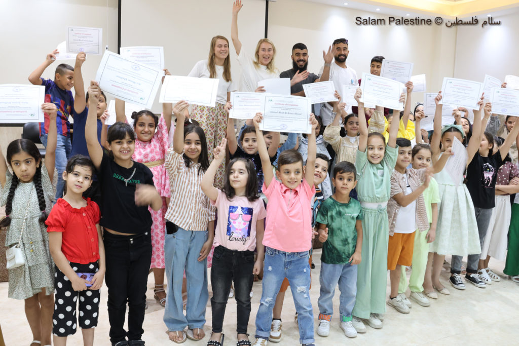 Volunteer with Palestinian Children